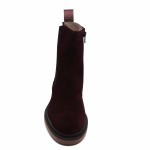 DL Sport laarsje bordeaux suède 6396
